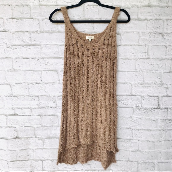 Umgee Tops - Umgee crochet open knit tunic